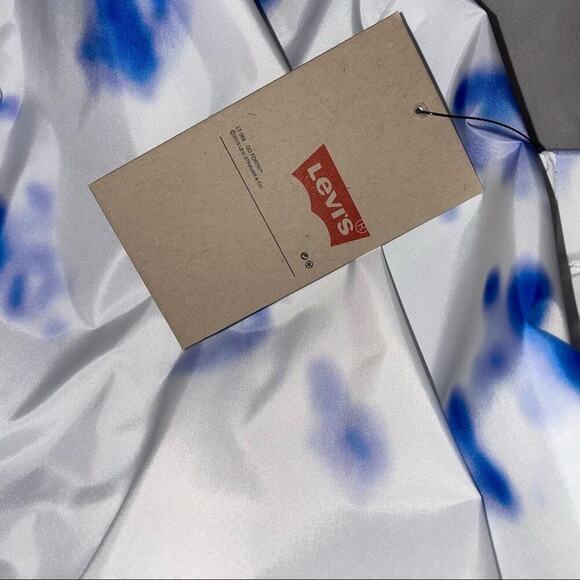 Levi's jacket Trendy Active Rain Slicker Jacket SZ Sm tie dyed windbreaker - Picture 8 of 16
